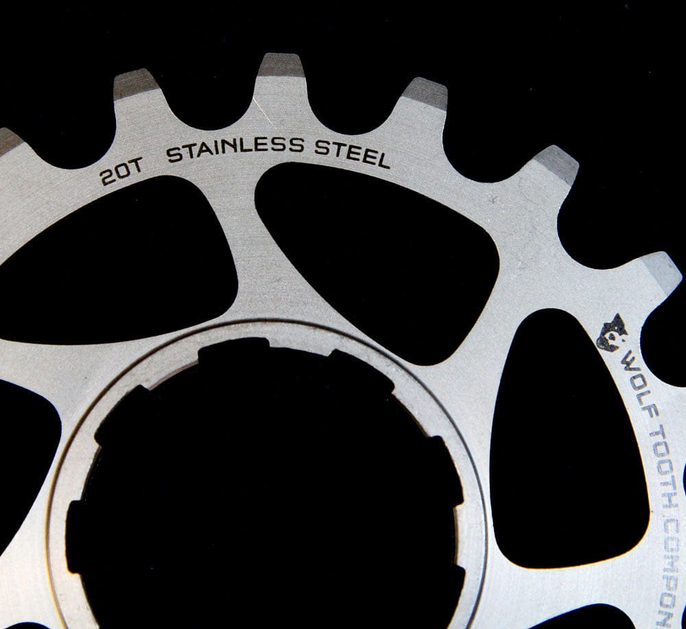 Wolf Tooth Stainless Steel Single Speed Cog Silver