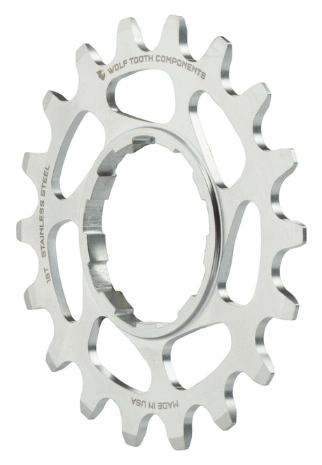 Wolf Tooth Stainless Steel Single Speed Cog Silver