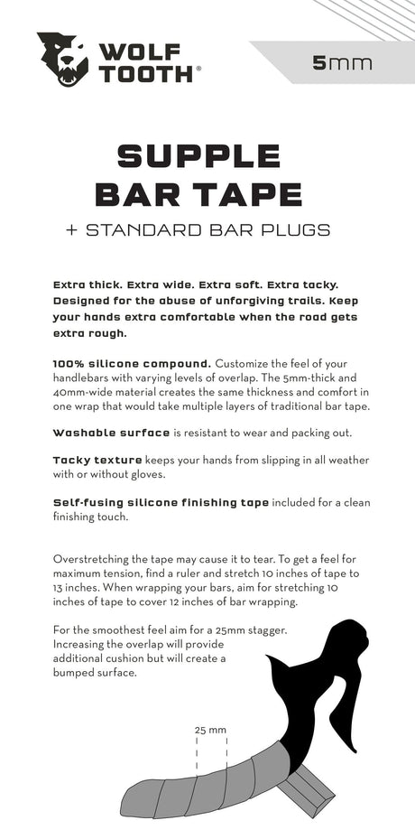 Wolf Tooth Supple Bar Tape Orange