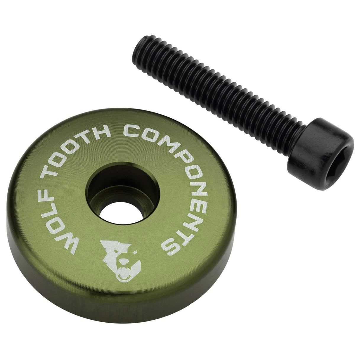 Wolf Tooth Ultralight Stem Cap with Integrated Spacer Aluminum