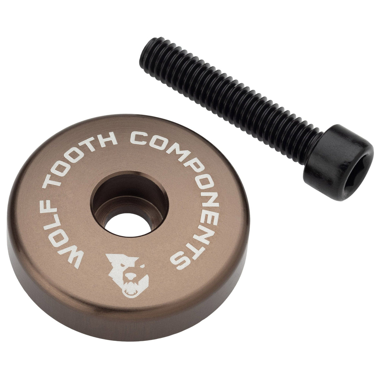 Wolf Tooth Ultralight Stem Cap with Integrated Spacer Aluminum
