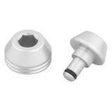 Wolf Tooth Wolf Axle Trainer Caps Silver