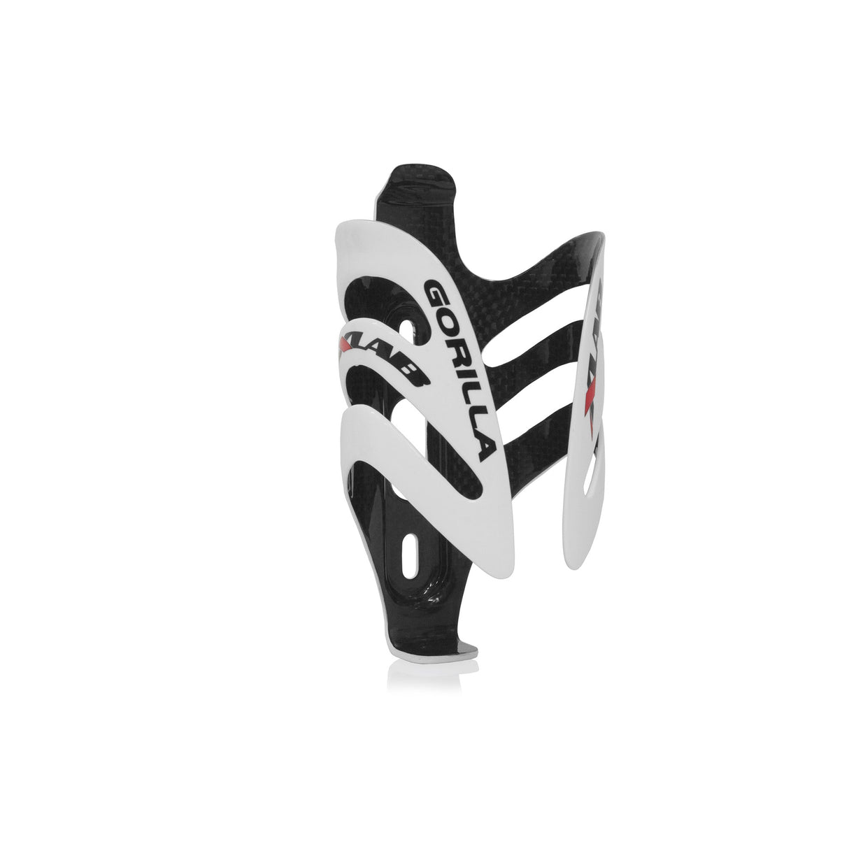 XLAB Gorilla Carbon Bottle Cage White / Black