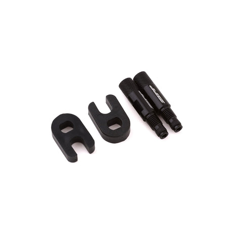 Zipp Tangente Knurled Valve Extenders Black