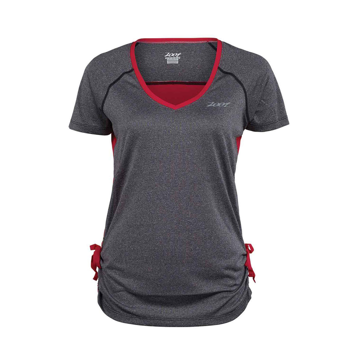 Zoot Run Sunset Tee Black Heather / Punch